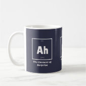 Ah Element der überraschenden Chemie-Wissenschaft Kaffeetasse (Links)