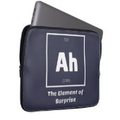 Ah Element der überraschenden Chemie-Wissenschaft Laptopschutzhülle (Vorne Rechts)