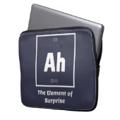 Ah Element der überraschenden Chemie-Wissenschaft  Laptopschutzhülle (Vorderseite Links)