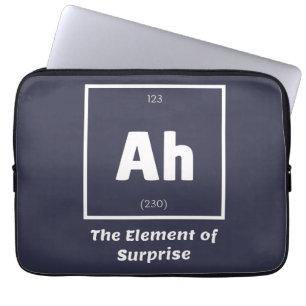 Ah Element der überraschenden Chemie-Wissenschaft Laptopschutzhülle