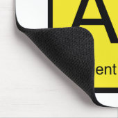 Ah! Element der Überraschung Mousepad (Ecke)