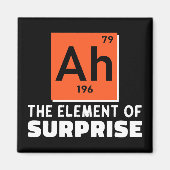 Ah Element überraschender Chemie Funny Student Magnet (Vorne)