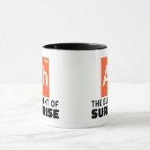 Ah Element überraschender Chemie Funny Student Tasse (Zentrum)