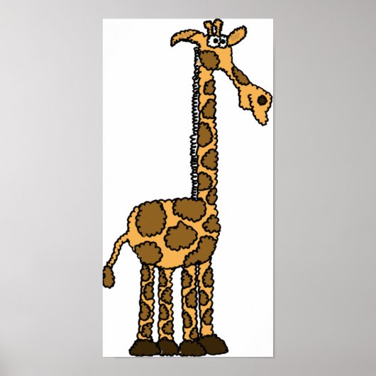 AH- Funky Giraffe Poster (Vorne)