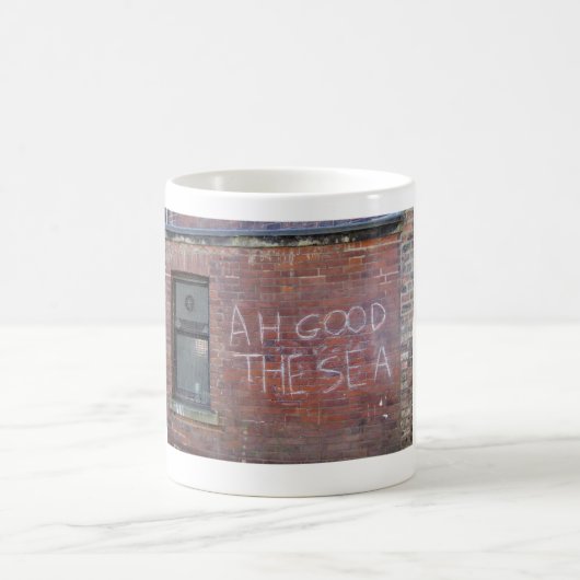 Ah gut, das Meer Kaffeetasse (Mittel)