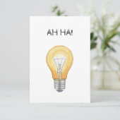Ah Ha! Dankeskarte (Stehend Vorderseite)