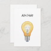 Ah Ha! Dankeskarte (Vorne/Hinten)