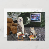 Ah! In der Höhle schmeckt alles besser. Postkarte (Vorne/Hinten)