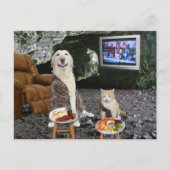 Ah! In der Höhle schmeckt alles besser. Postkarte (Vorderseite)