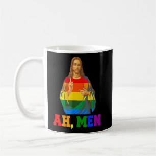 Ah Männer Christliche LGBt Gay Pride Regenbogenfla Kaffeetasse