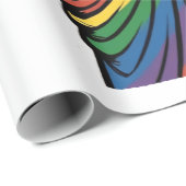 Ah Männer Funny LGBT Gay Pride Jesus Rainbow Geschenkpapier (Rolleneckpunkt)