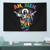Ah Männer Lustiger LGBT Gay Pride Banner (Messe)