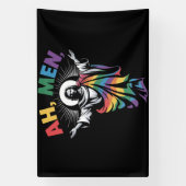Ah Männer Lustiger LGBT Gay Pride Banner (Vertikal)