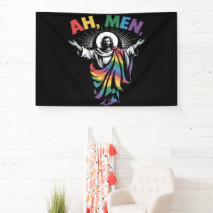 Ah Männer Lustiger LGBT Gay Pride Banner