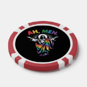 Ah Männer Lustiger LGBT Gay Pride Pokerchips (Einzeln)