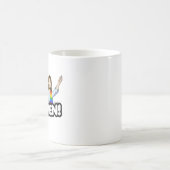 Ah Männer - Regenbogen Jesus Kaffeetasse (Mittel)