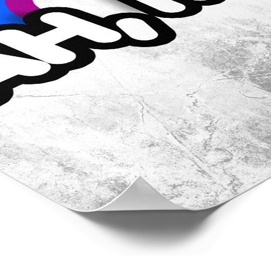 Ah Männer - Regenbogen Jesus Poster (Ecke)