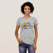 Ah Männer - Regenbogen Jesus T-Shirt (Vorne ganz)