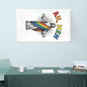 Ah Männer Regenbogen Religiös Vintage Banner (Messeveranstaltung)