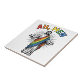 Ah Männer Regenbogen Religiös Vintage Fliese (Seite)