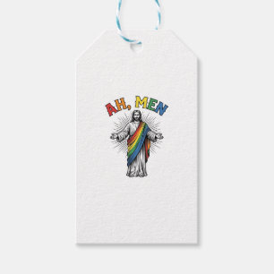 Ah Männer Regenbogen Religiös Vintage Geschenkanhänger