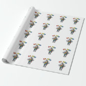 Ah Männer Regenbogen Religiös Vintage Geschenkpapier (Ungerollt)
