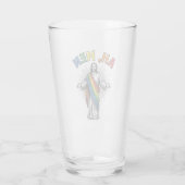 Ah Männer Regenbogen Religiös Vintage Glas (Rückseite)