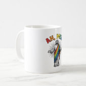 Ah Männer Regenbogen Religiös Vintage Kaffeetasse (Vorderseite Links)