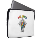 Ah Männer Regenbogen Religiös Vintage Laptopschutzhülle (Vorne Rechts)