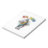 Ah Männer Regenbogen Religiös Vintage Notizblock (Rotiert)