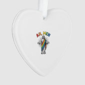 Ah Männer Regenbogen Religiös Vintage Ornament (Vorderseite)