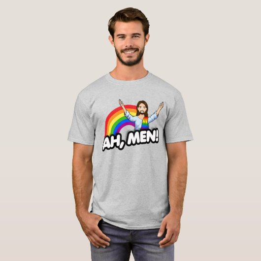 Ah, Männer T-Shirt (Vorne ganz)