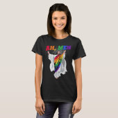 Ah Men Pride Month Human Rights Proud Ally Queer L T-Shirt (Vorne ganz)