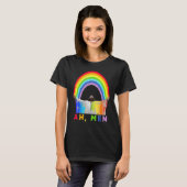 Ah Men Rainbow Gay Jesus Christian Gay Rights Gay  T-Shirt (Vorne ganz)