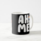 Ah Men Rainbow Gay Jesus Christian LGBT Pride Kaffeetasse (VorderseiteRechts)