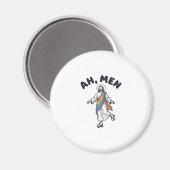 Ah Men Rollschuhfahren Glaube Vektordesign_1 Magnet (Vorderseite/Rückseite)