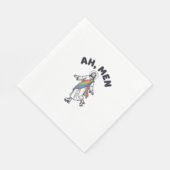 Ah Men Rollschuhfahren Glaube Vektordesign_1 Serviette (Ecke)