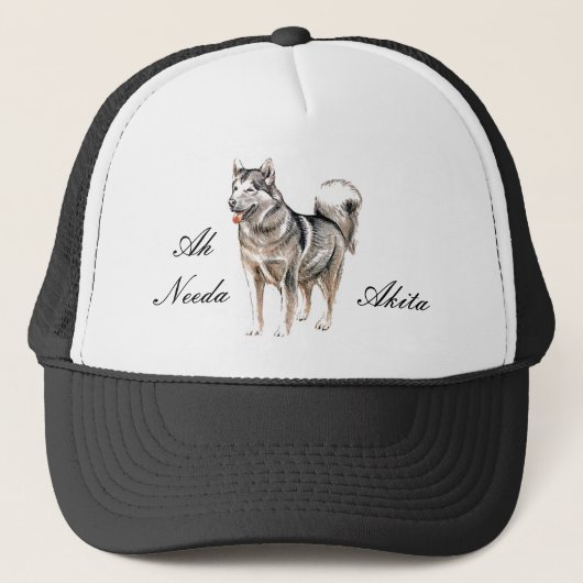 Ah Needa Akita Cap Truckerkappe (Vorderseite)