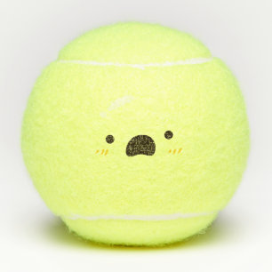 Äh-Oh Kawaii Niedlich Emoticon Emoji Tennisbälle