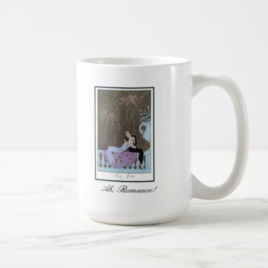 Ah, Romance! Küssen der Paar-Tasse Kaffeetasse (Rechts)