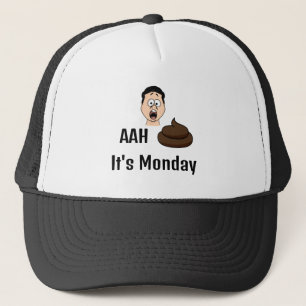 Ah S&%# Es ist Montag-Trucker-Hut Truckerkappe