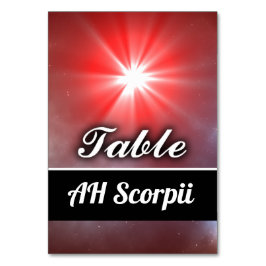 AH Scorpii Tischnummer