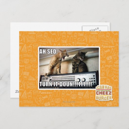 Ah Sed Dreh es ab! Postkarte (Vorne/Hinten)