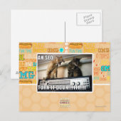 Ah Sed Dreh es ab! Postkarte (Vorne/Hinten)