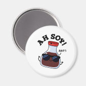 Ah Soy Funny Soy Sauce Pub Magnet (Vorderseite/Rückseite)
