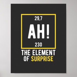 Ah The Element of Surprise Poster