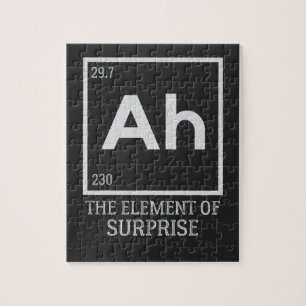 Ah the element of surprises puzzle
