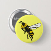 AH trägt gelbe Jacke Knopf zur Schau Button (Vorne & Hinten)