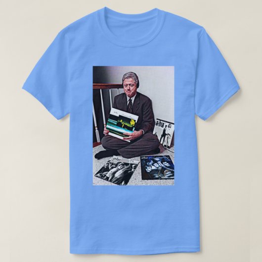 AHa Bill Clinton Super Fan T-Shirt (Design vorne)