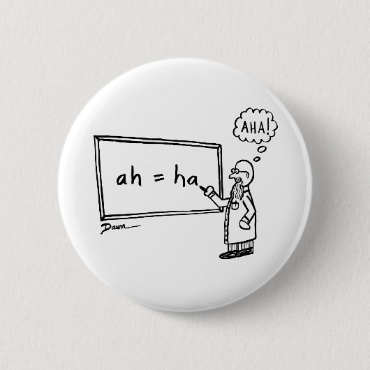Aha! Button (Vorderseite)